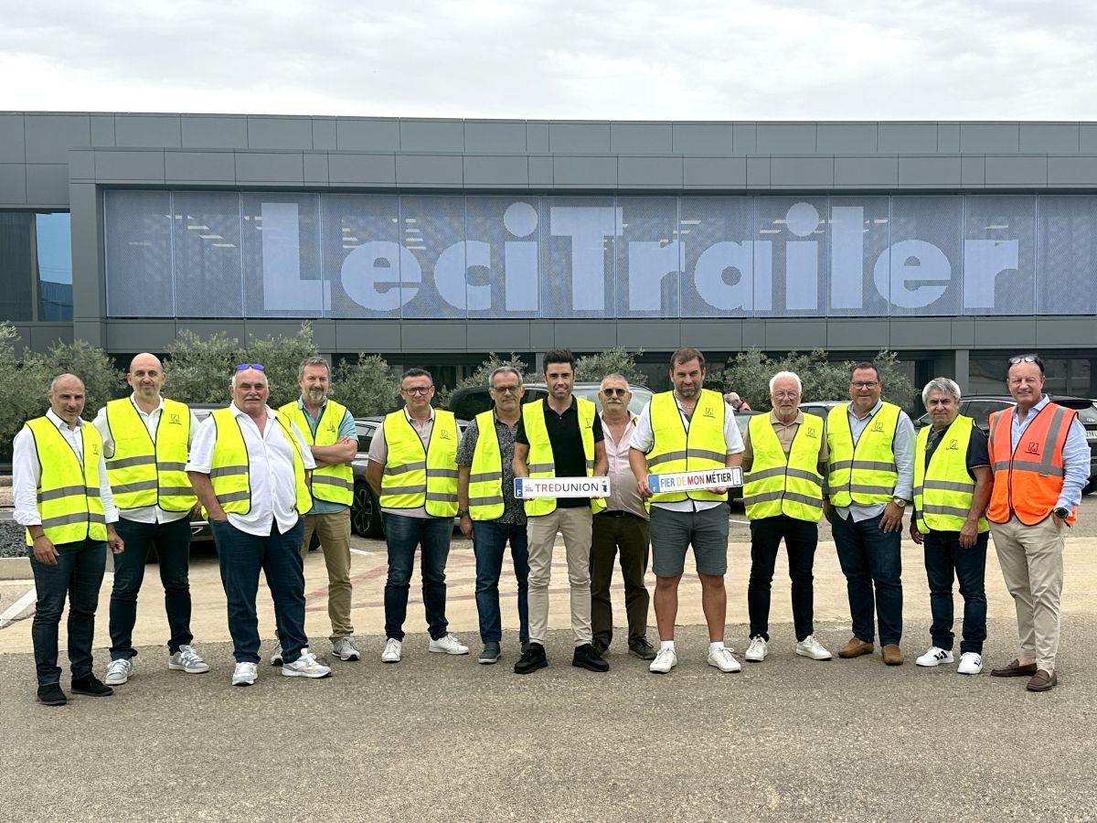 Duo trailer, innovation et efficacité : les axes de la visite de Tred Union à l'usine Lecitrailer