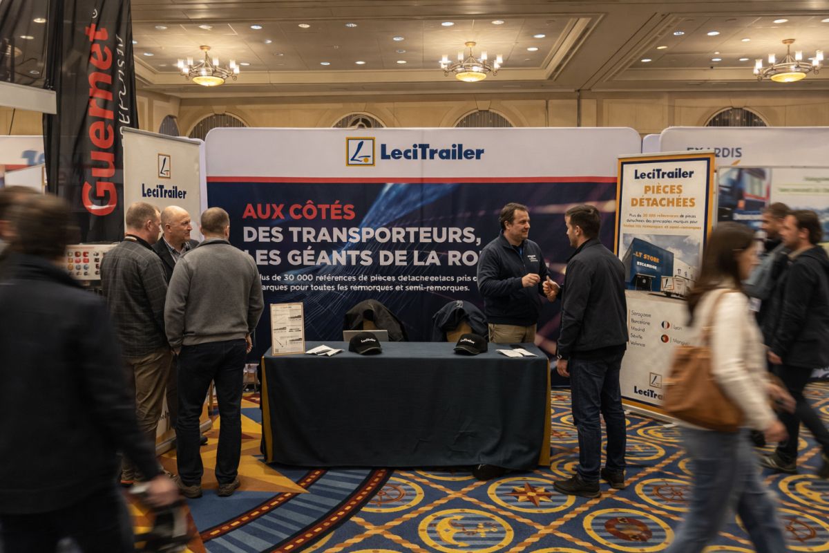 L’équipe pièces détachées de Lecitrailer France participe au IVᵉ Forum Force Réseau PRS