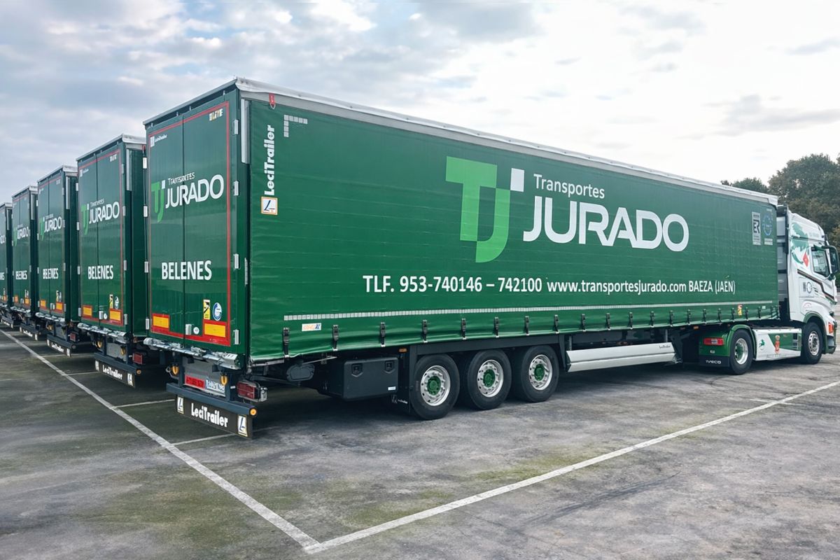 Transportes Jurado renueva su flota con 17 semirremolques Lecitrailer